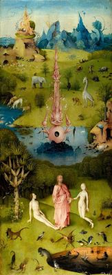  “El Jardín de las Delicias” Una Visión Surrealista del Paraíso Terrenal y la Tentacion del Pecado